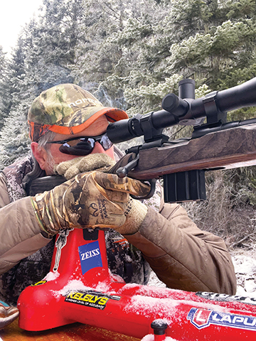 All shooting was conducted over a two-day period during extremely frigid weather. This required a hand-warming bonfire and shooting while wearing gloves, but some impressive groups developed.